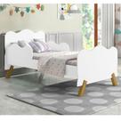 Mini Cama Nuvenzinha Branca com Proteção Lateral Mini Cama Nuvenzinha Branca com Proteção Lateral