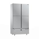 Mini Câmara 4 Portas Resfriados 744l Inox 0 a 7ºc ar Forçado Motor Inferior Mcr4p - Refrimate 127v