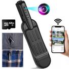 Mini Câmera Escondida Caneta Filmadora Full Hd 1080p Bolso T18 Secretam + Cartão 64GB