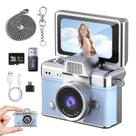 Mini Câmera Hobychild Retrô Digital HD 32 GB com Chaveiro