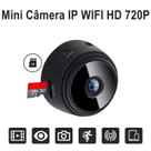 Mini Câmera IP Wireless HD 720P com Visão Noturna