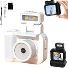 Mini câmera Retro Snap 1080P HD 16GB/32GB USB branca