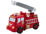 Mini Caminhão Infantil Faz de Conta - Bombeiros em Ação Emite Sons Farol Calesita