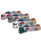 Mini Caminhão Iveco S-Way Cegonha c/ 6 Jeep Renegade (Sortido e Unitário) Usual Brinquedos - 668