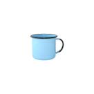 Mini Caneca Esmaltada Luxo Pequena Café 70ml Azul Claro