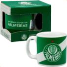 Mini Caneca Porcelana 120ml Palmeiras Faixa REF. TSP002BR23