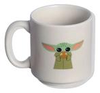 Mini Caneca Tina Star Wars Baby Ioda 100ml - Branco