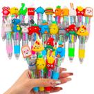 Mini canetas multicoloridas 4 em 1 para crianças CZWZ (pacote com 20)