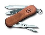 Mini Canivete Suíço Nail Clip Wood 65 mm 6 funções Original 0.6461.63
