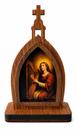 Mini Capela de Santa Cecília em MDF 10cm Mini Capela de Santa Cecília em MDF 10cm
