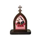Mini Capela de Santa Rita de Cássia em MDF 7cm