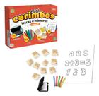 Mini Carimbos de Letras e Números em Madeira Kit Educativo Infantil para Aprender Brincando Mini Carimbos de Letras e Números em Madeira Kit Educativo Infantil para Aprender Brincando
