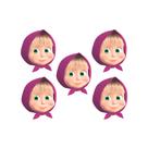 Mini Carinha Impresso em EVA - Masha e o Urso - 5 unidades - Piffer - Rizzo Mini Carinha Impresso em EVA - Masha e o Urso - 5 unidades - Piffer - Rizzo