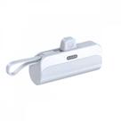 Mini Carregador Portátil Powe Baa5000 mAh c 02 Saídas TIPO-C / Lightning com Alça Eletromex EL-2903 Mini Carregador Portátil Powe Baa5000 mAh c 02 Saídas TIPO-C / Lightning com Alça Eletromex EL-2903