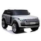 Mini Carrinho Elétrico Infantil Range Rover Land A Bateria Para Crianças Prata 24V 4x4