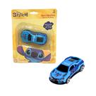 Mini Carrinho Pull Back Stitch Azul