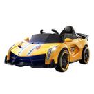 Mini carro eletrico infantil 6v amarelo bw404am com controle remoto
