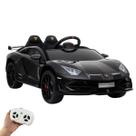 Mini Carro Elétrico Infantil Lamborghini Aventador Svj 12V Controle Preta Importway Bw303pt