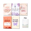 Mini Cartão Presente Lembrança Mãe Frente e Verso com 50pcs