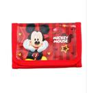 Mini Carteira Infantil Vermelha Mickey 8x12cm - Disney DWI9020-MK4-D