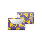 Mini Carteira Prática Lavável ABA Banana Roxa