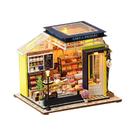 Mini Casa De Bonecas Com Luz LED DIY, Quebra-Cabeça 3D, Modelo De Montagem De Pequena Casa, Mini Casa De Bonecas Com Luz LED DIY, Quebra-Cabeça 3D, Modelo De Montagem De Pequena Casa,