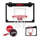 Mini cesta de basquete ESPN Pro Over The Door com acessórios