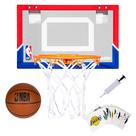 Mini cesta de basquete Franklin Sports NBA Kids com 30 adesivos