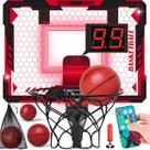 Mini cesta de basquete interna com controle remoto com placar