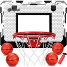 Mini cesta de basquete Umnodon Indoor Over Door para crianças