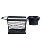 Mini cesta Fry preto inox c/molheira melamina 8x10x7,5cm -Dynasty Mini cesta Fry preto inox c/molheira melamina 8x10x7,5cm -Dynasty