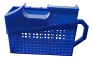 Mini Cesto Azul 3D Organizador Multiuso Mesa Escritório