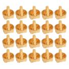 Mini cestos de tecido Zerodeko, 20 unidades com alças para casa de bonecas