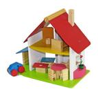 Mini Chalé com Garagem - Wood Toys Mini Chalé com Garagem - Wood Toys