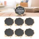 Mini Chalkboard Signs Cyrank Cloud Blackboard, pacote com 10 unidades com suporte