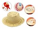 Mini Chapeu de Palha Festa Caipira junina tamanho M- 2un
