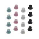 Mini chapéu mágico FELTECHELECTR, 80 peças, capas de garrafas de vinho de Natal, suprimentos para festas de Natal, mini cartola, mini chapéu de palhaço, mini chapéus para artesanato, chapéu de cor pequena, mini chapéu de festa em miniatura