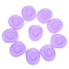 Mini chapéu Mini Doll Cake Decorando Chapéu Roxo 10 peças Gadpiparty