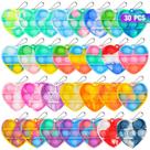 Mini chaveiro Pop Fidget Toys Genuvi Valentines Mini Pop Heart