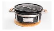 Mini Churrasqueira Cerâmica Portátil Kamado A Carvão
