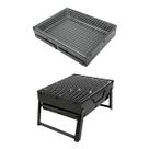 Mini Churrasqueira Portatil Dobravel Para Apartamento Camping Maleta Churrasco 44x29cm