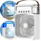 Mini climatizador ar frio ventilador umidificador ar condicionado portátil 3 velocidades com led - M Mini climatizador ar frio ventilador umidificador ar condicionado portátil 3 velocidades com led - M