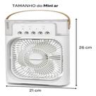 Mini Climatizador De Ar Frio Portátil Usb para sala/quarto