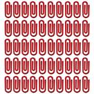 Mini Clips 25mm Vermelho Prendedor De Papel Com 500 Unidades Mini Clips 25mm Vermelho Prendedor De Papel Com 500 Unidades