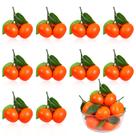 Mini clusters de laranja artificiais JOUTYFOR para decoração de casa (10)