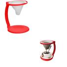 Mini Coador de Café Individual com Suporte Dobrável