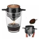 Mini Coador De Café Individual Filtro Reutilizável Portátil com Laterais