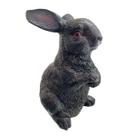 Mini Coelho em Pé Escultura em Resina 14cm Decoração de Ambientes Mini Coelho em Pé Escultura em Resina 14cm Decoração de Ambientes
