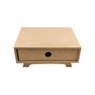 Mini Cômoda 1 Gaveta 22x17x9,5 Mdf Madeira