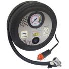 Mini Compressor de Ar Automotivo Portátil 12V 260 Psi com 3 Adaptadores Importway IWMCA-26015